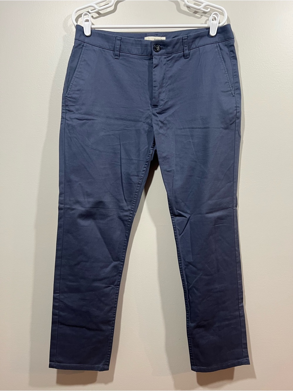 Hawker Rye Men's Blue Slim Chino Pants 33 x 30